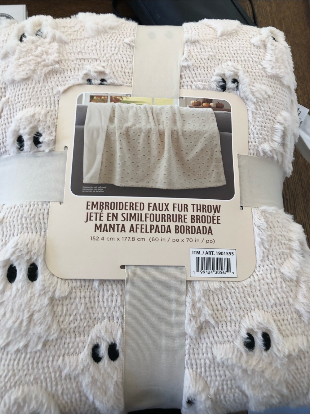 Costco Ghost Throw Blanket- Halloween